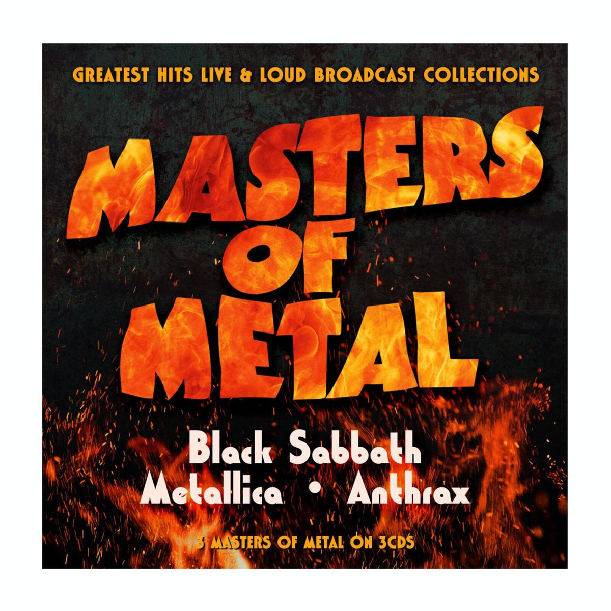 Black Sabbath, Metallica and Anthrax - Masters of Metal - SAX3CD3004
