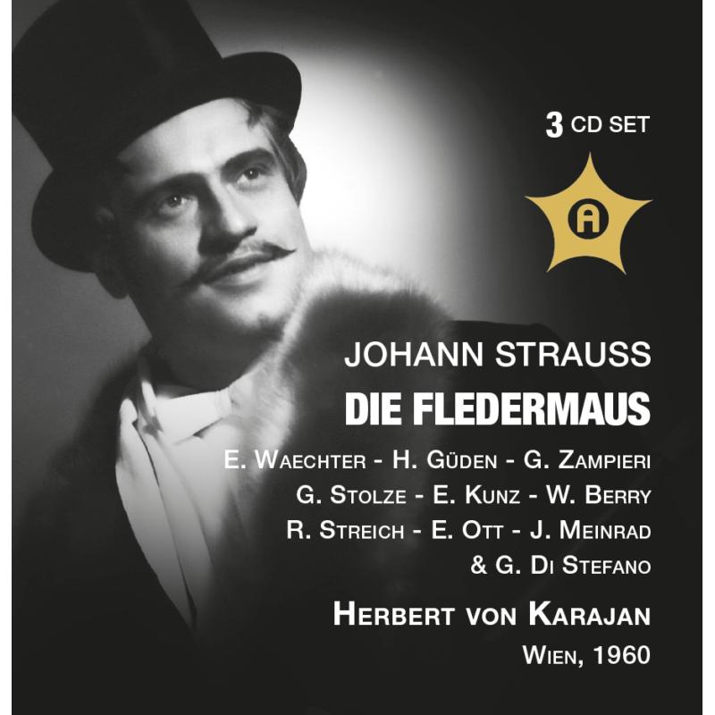Wachter/Guden/Kunz/Stolze/Di Stefano/Berry/Klein - Die Fledermaus (Vienna 31.12.1960) - ANDRCD9082