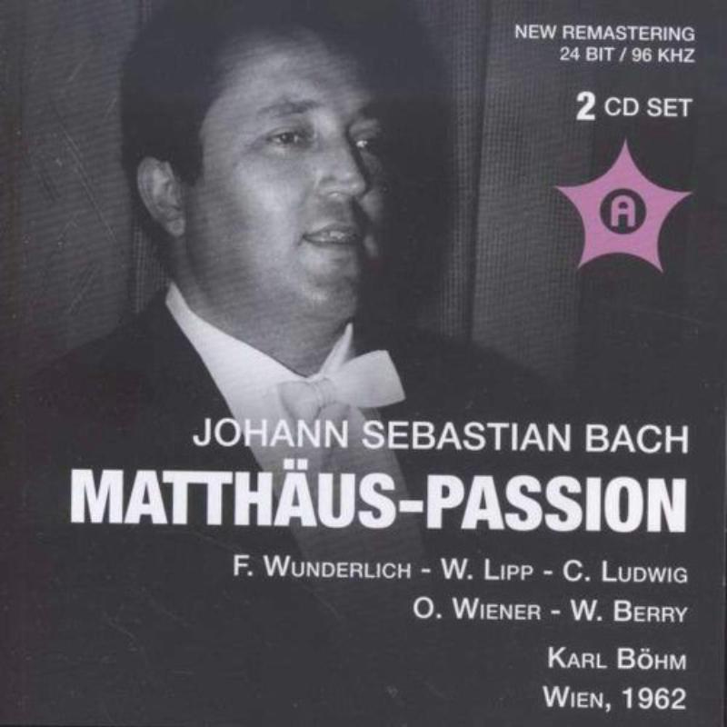 Wunderlich/Ludwig/Lipp/Berry/Wiener Symphoniker - Matthaus Passion   (Vienna 18.04.1962) - ANDRCD9117
