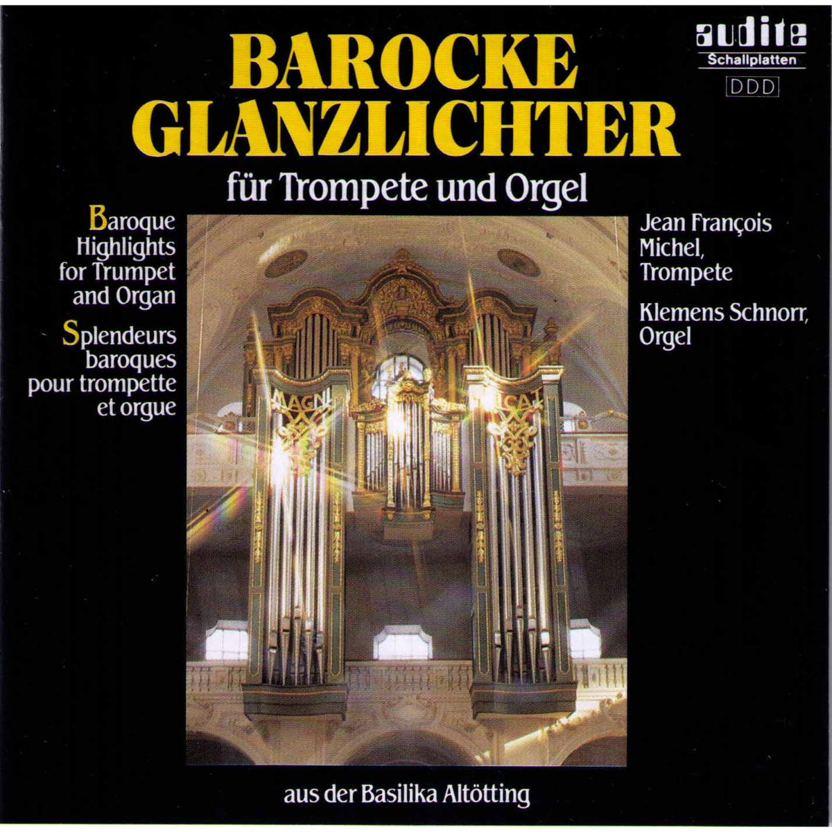 Klemens Schnorr; Jean Francois Michel - Baroque Highlights For Trumpet And Organ - AUDITE95415