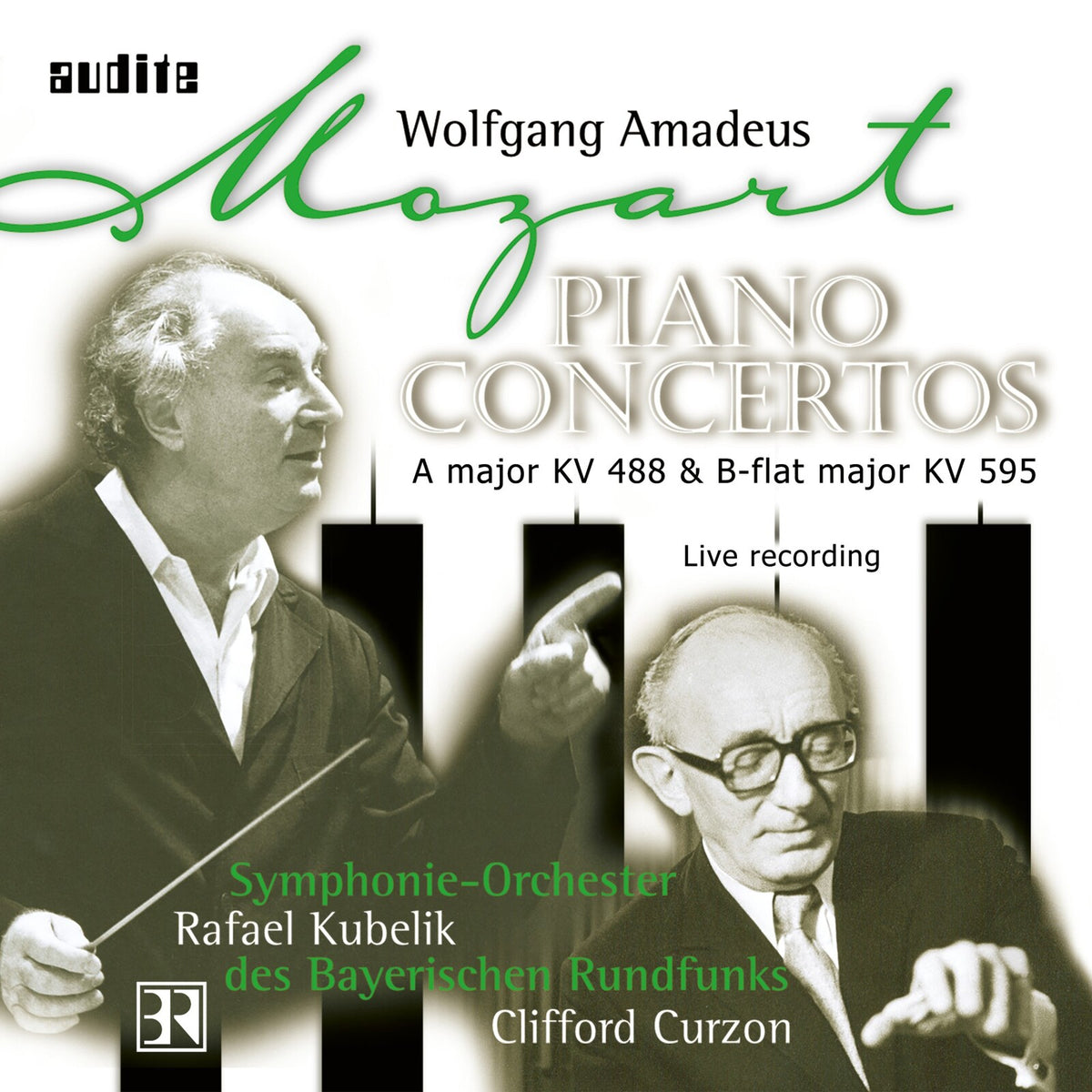 Clifford Curzon; Bayerischen Rso; Rafael Kubelik - Mozart: Piano Concertos 23 & 27 - AUDITE95466