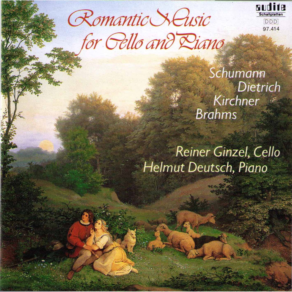 Reiner Ginzel; Helmut Deutsch - Romantic Music For Cello And Piano - AUDITE97414