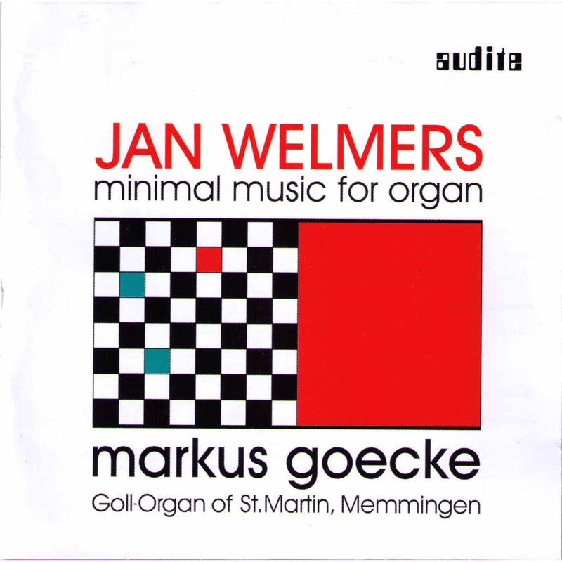 Markus Goecke - Minimal Music For Organ - AUDITE97474
