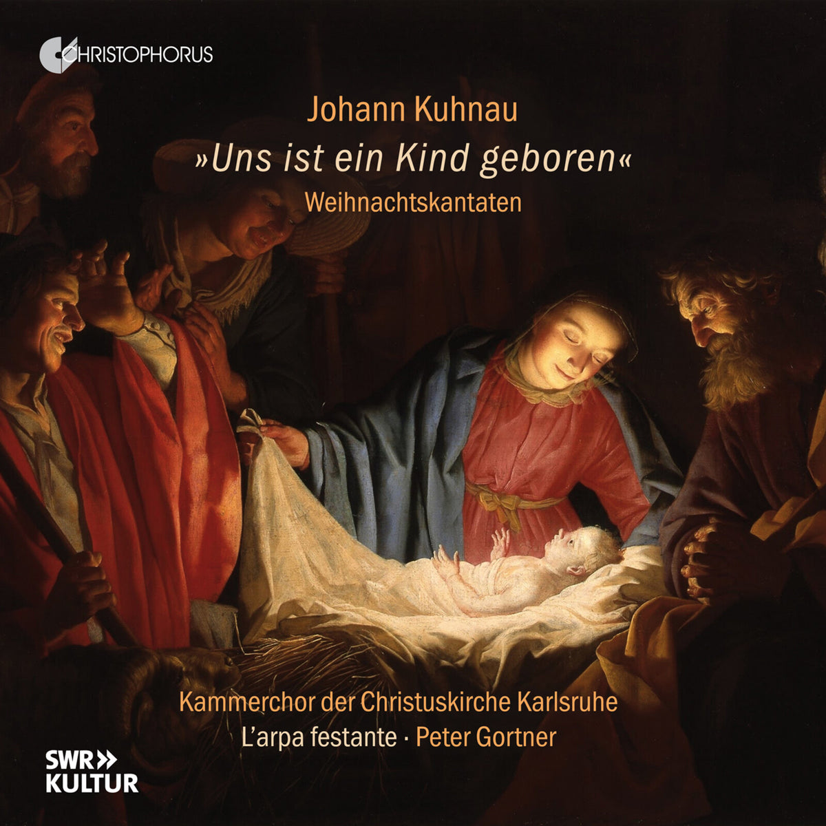 Soloists, Kammerchor der Christuskirche Karlsruhe, L'arpa festante, Peter Gortner - "Uns ist ein Kind geboren" - Weihnachtskantaten - CHR77479