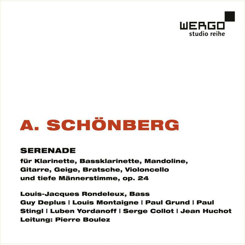 Various - Schönberg: Serenade, Op. 24 - WER67802