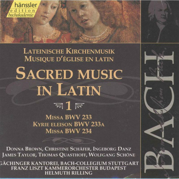 Rilling Bach-Collegium Stuttg - Bach: Sacred Music in Latin, Vol. 1 - 92071