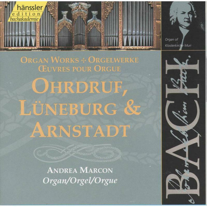 Andrea Marcon - Bach: Organ Works - Ohrdruf, Lüneburg & Arnstadt - 92087