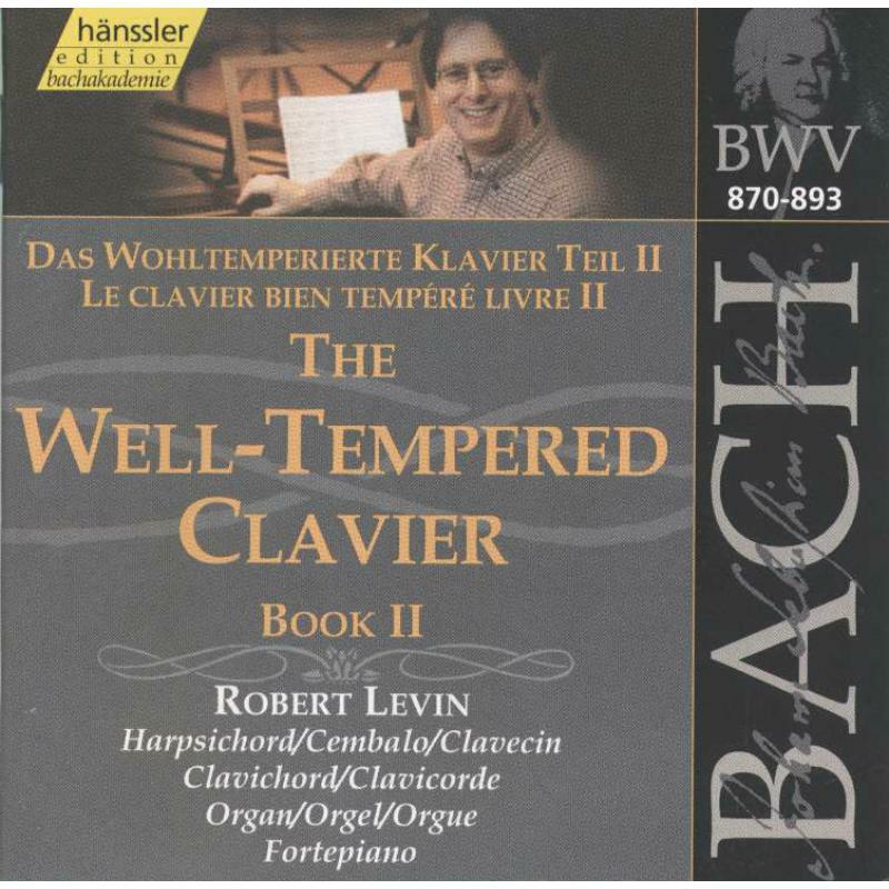 Robert Levin - Bach, J S: The Well-Tempered Clavier, Book 2 - 92117