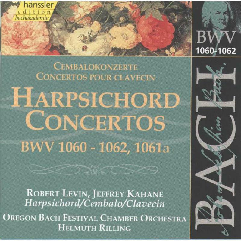 Rilling Kahane Levin - Bach, J S: Concerto for Two Keyboards in C minor, BWV1060, etc. - 92129