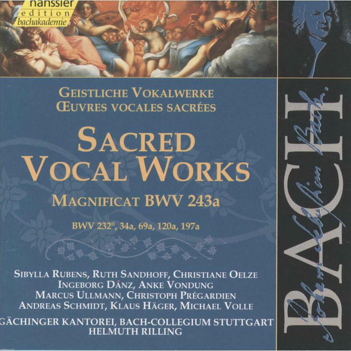 Rilling Bach-Collegium Stuttg - Bach: Sacred Vocal Works - 92140