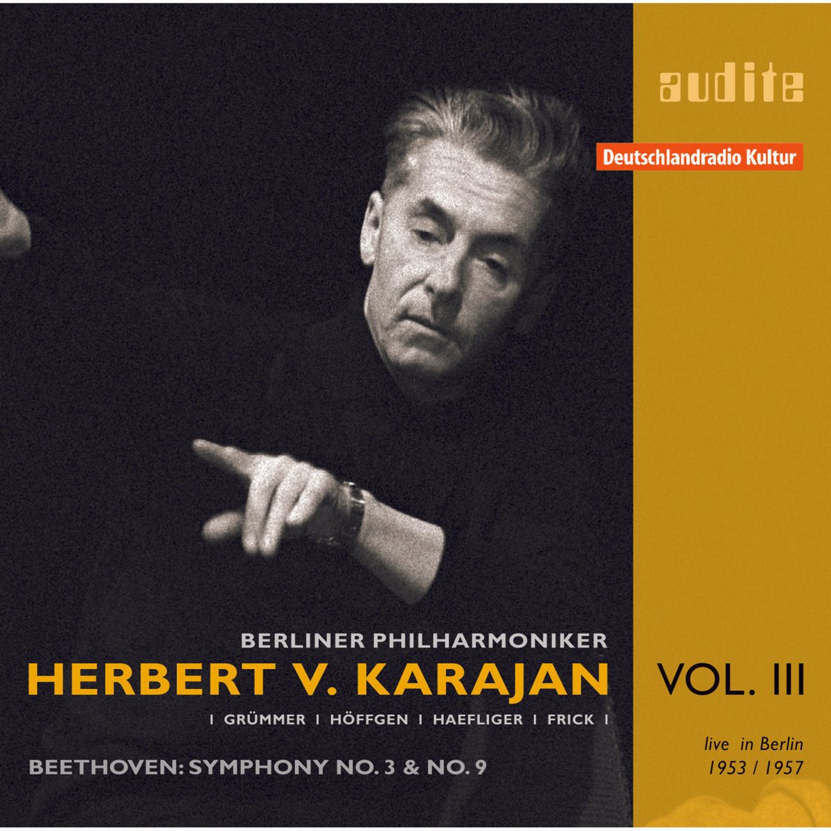Berliner Po; Herbert Von Karajan - Beethoven: Symphonies No.3 & No.9 - AUDITE23414