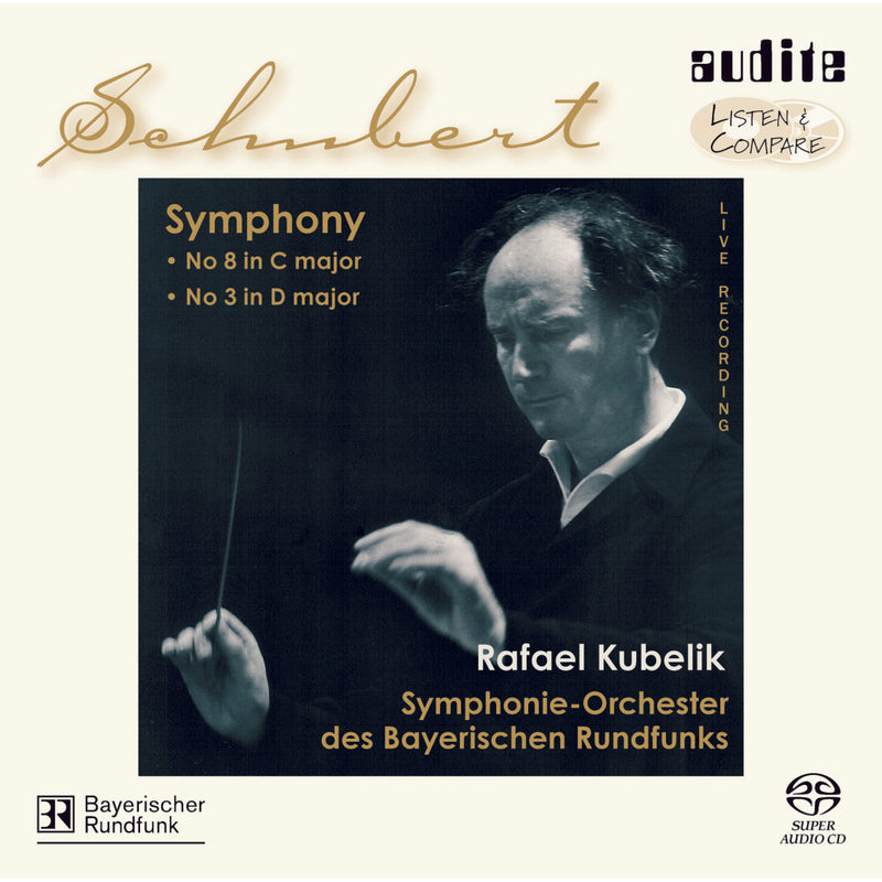 Bayerischen Rso; Rafael Kubelik - Schubert: Symphonies 3 & 8 - AUDITE92542