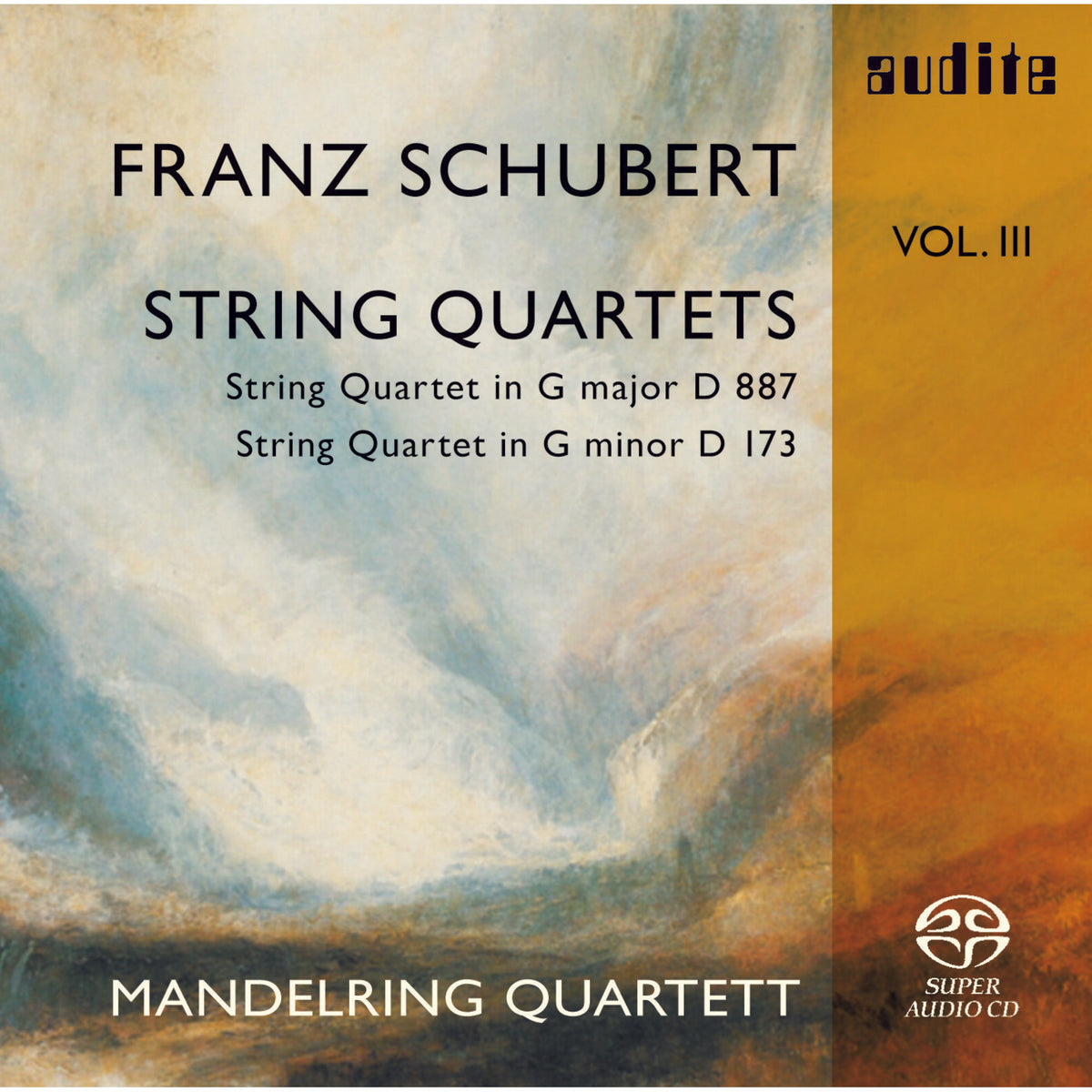 Manderling Qt. - Schubert: String Quartets Vol.3 - AUDITE92552