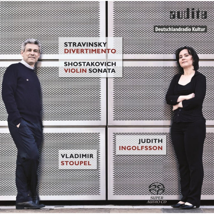 Judith Ingolfsson; Vladimir Stoupel - Stravinsky: Divertimento / Shostakovich: Violin Sonata - AUDITE92576
