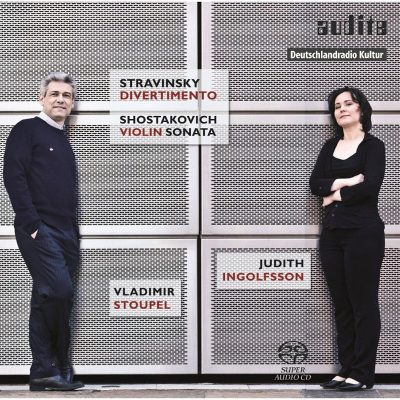 Judith Ingolfsson; Vladimir Stoupel - Stravinsky: Divertimento / Shostakovich: Violin Sonata - AUDITE92576