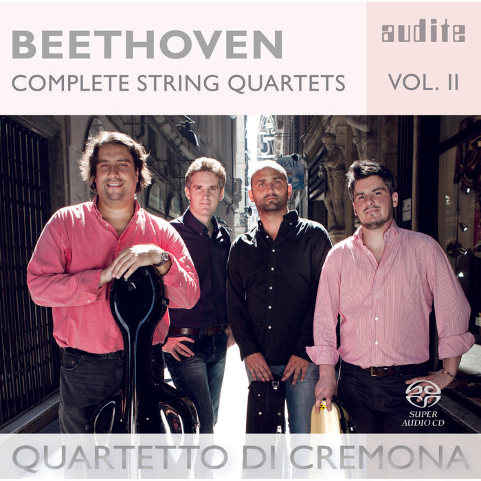 Qt.O Di Cremona - Beethoven: Complete String Quartets Vol.2 - AUDITE92681
