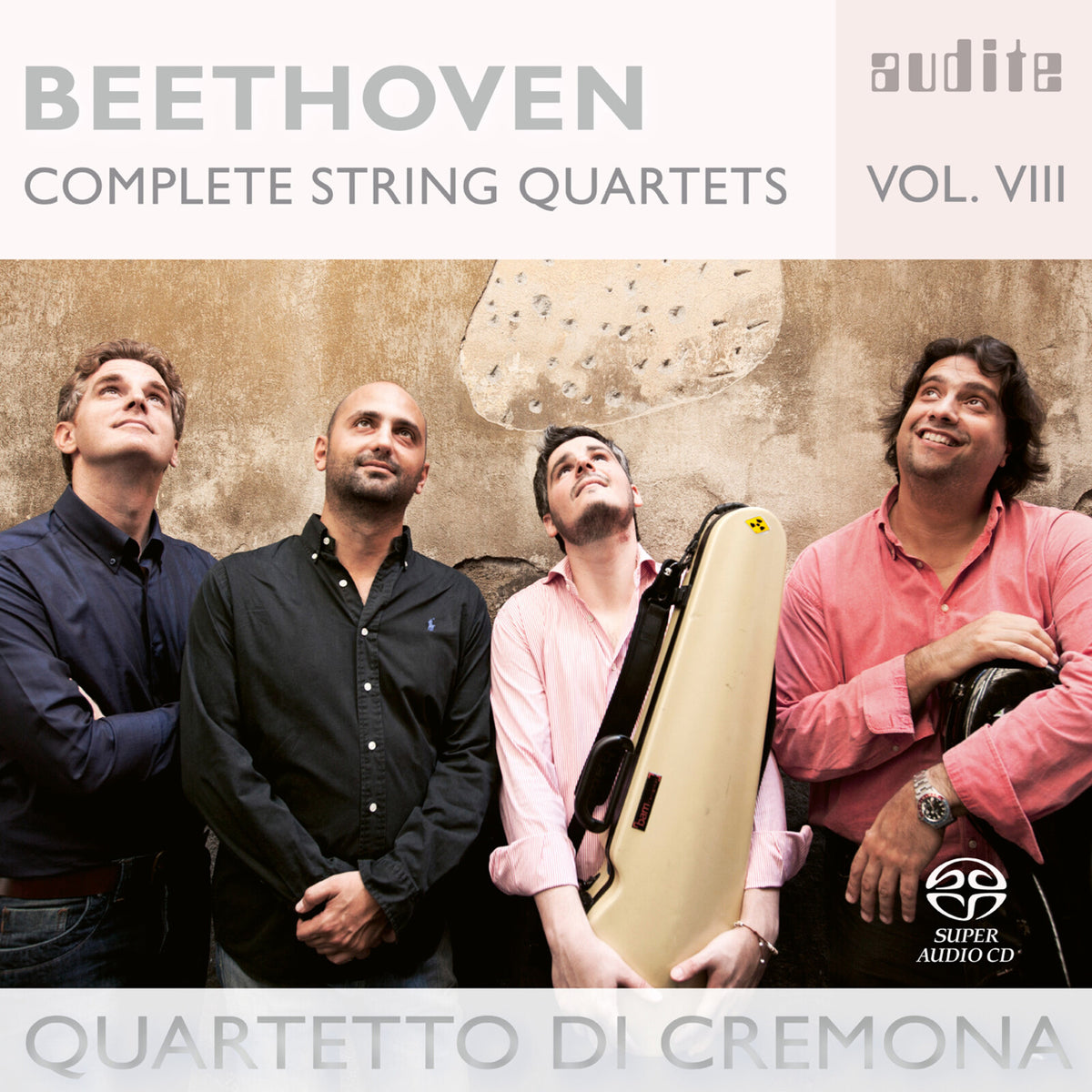 Quartetto Di Cremona; Andrea Lucchesini - Beethoven: Vol. 8 String Quartet Op. 18 & Op. 74 ‘Harp' - AUDITE92688