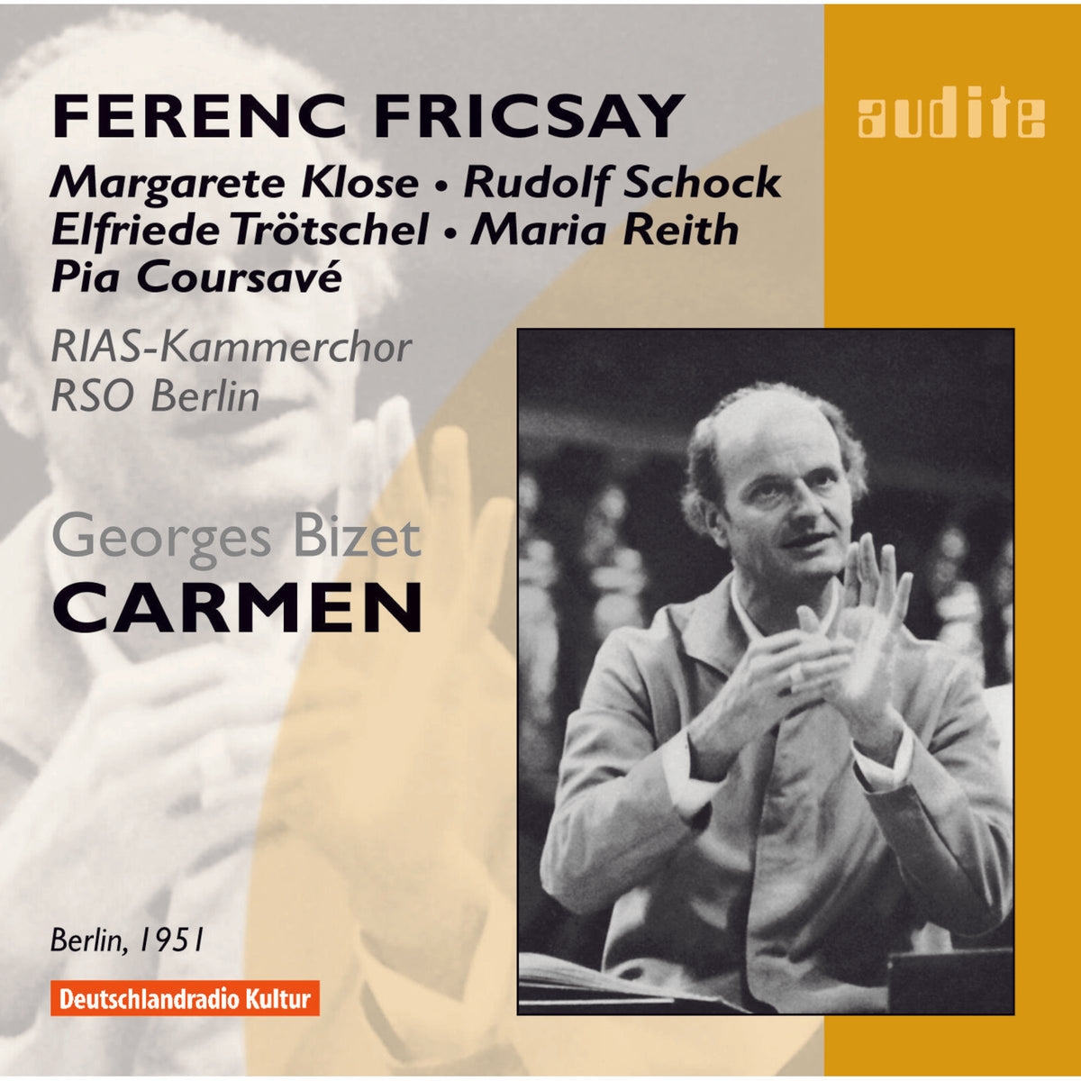 Rias-Kc; Rso Berlin; Ferenc Fricsay - Bizet: Carmen (Highlights) - AUDITE95497