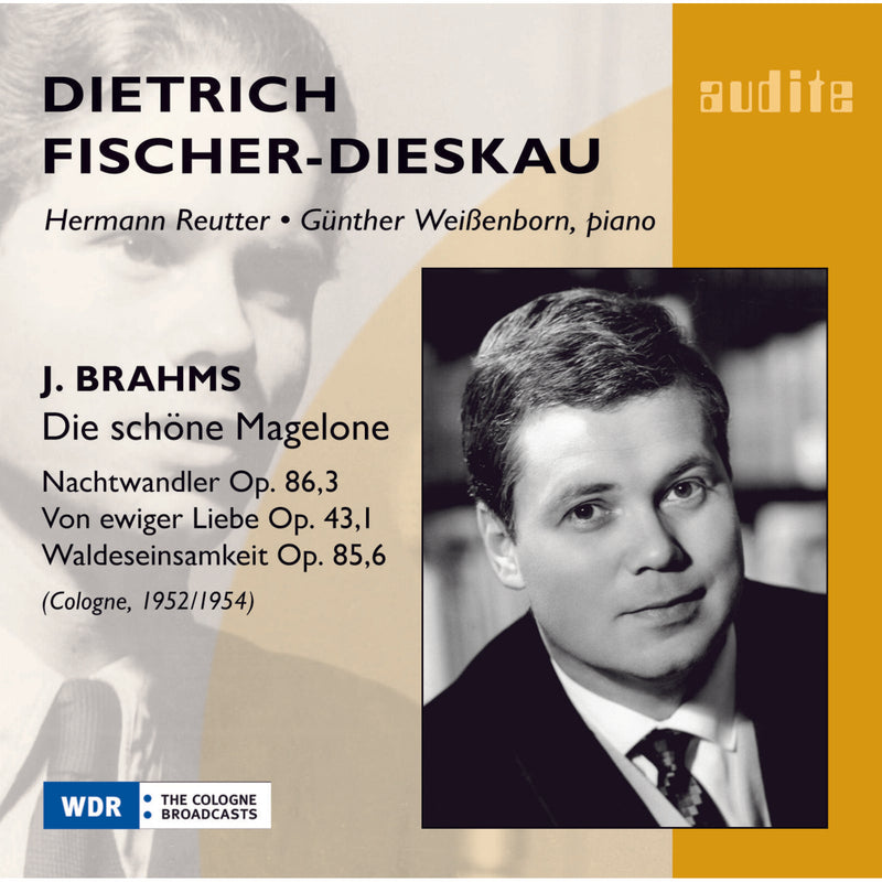 Dietrich Fischer-Dieskau; Hermann Reutter; Gunther Weissenborn - Brahms: Lieder - AUDITE95581