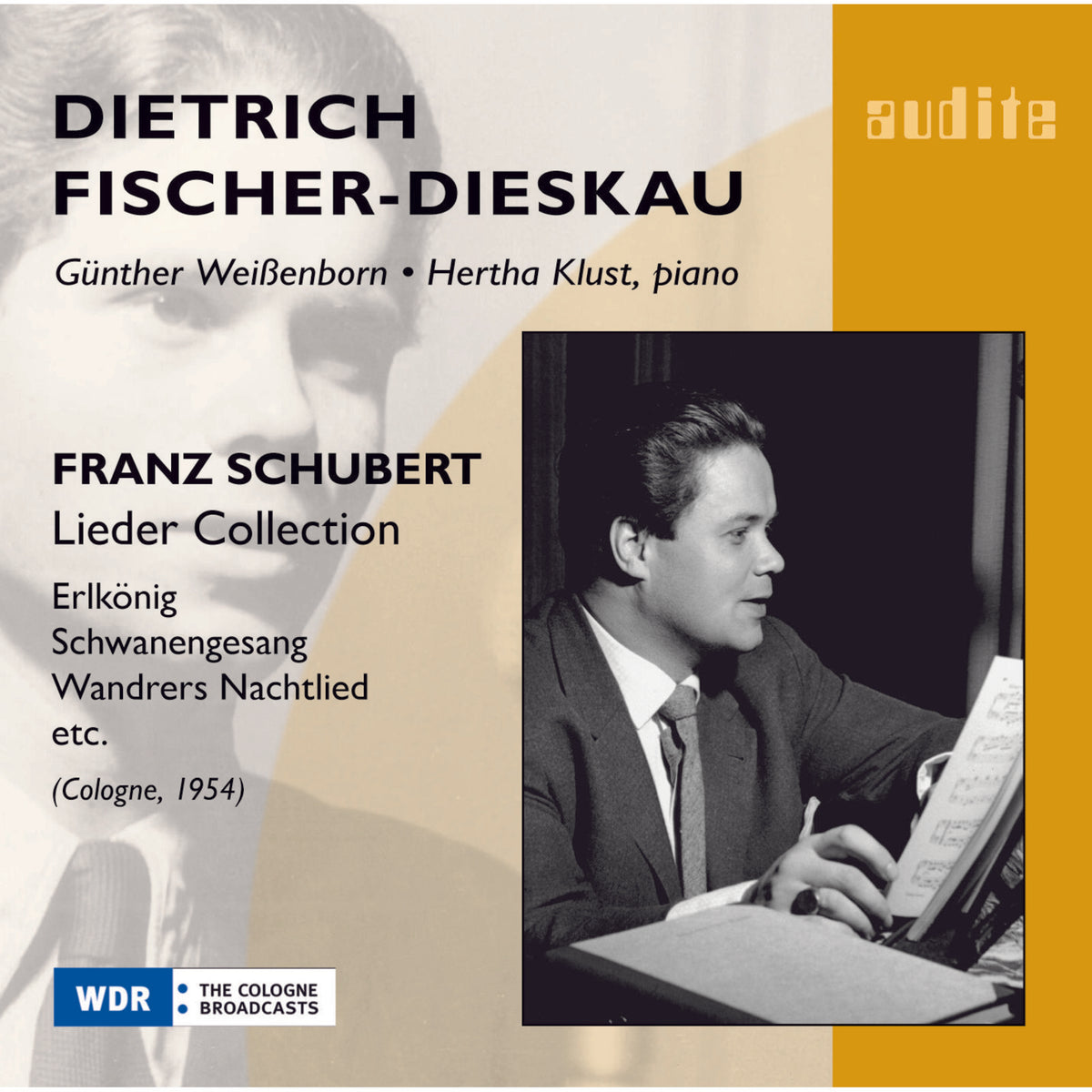 Dietrich Fischer-Dieskau; Gunther Weissenborn; Hertha Klust - Schubert: Lieder - AUDITE95583
