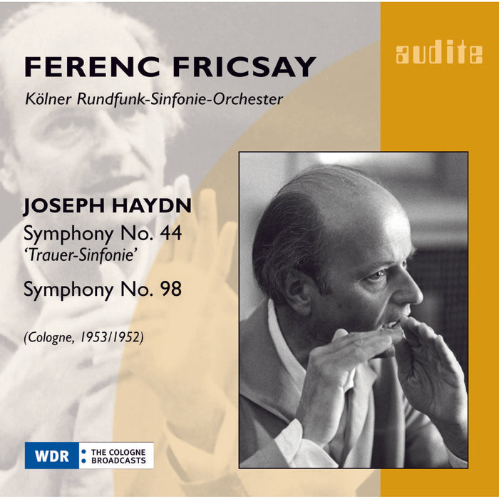 Kolner Rso; Ferenc Fricsay - Haydn: Symphony No 44, Symphony No 98 - AUDITE95584