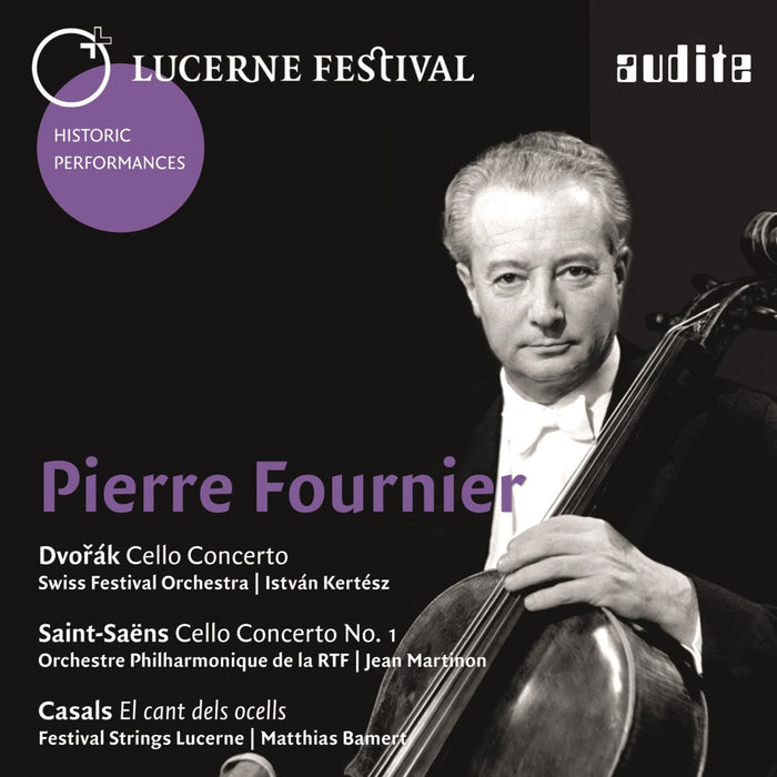 Pierre Fournier; Swiss Fo; Jean Martinon; Matthias Bamert - Pierre Fournier Plays Dvorak, Saint-Saens, Casals - AUDITE95628