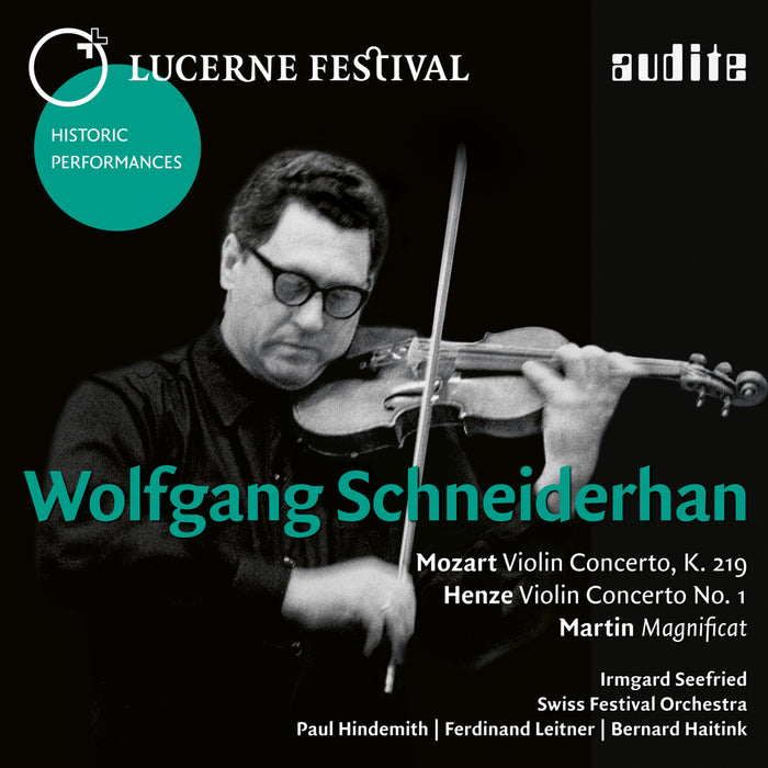 Wolfgang Schneiderhan - Wolfgang Schneiderhan - Lucerne Festival Historic Performances, Vol. X - AUDITE95644