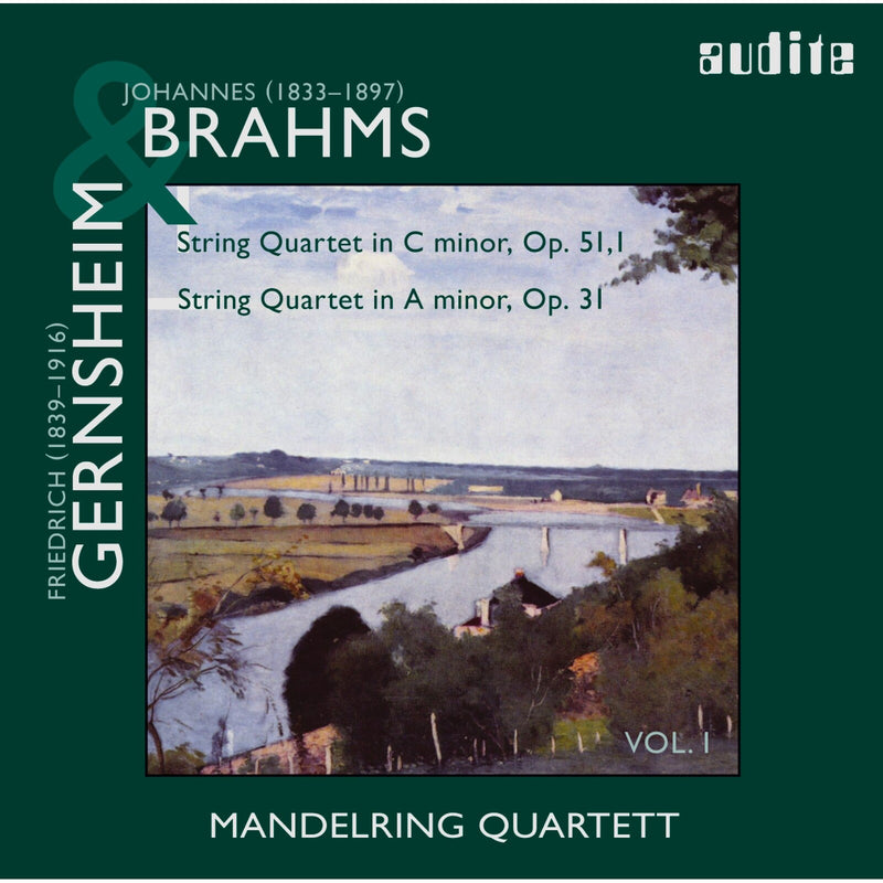 Mandelring Qt. - String Quartets By Brahms (Op. 51, No. 1) & Gernsheim (Op. 31) - AUDITE97503