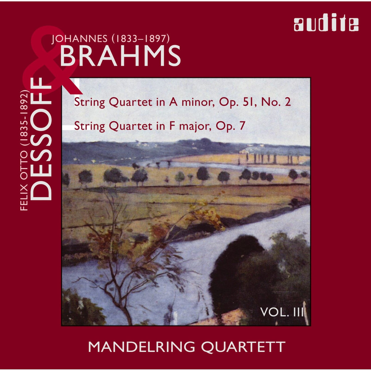 Mandelring Qt. - Brahms / Dessoff: String Quartets - AUDITE97505