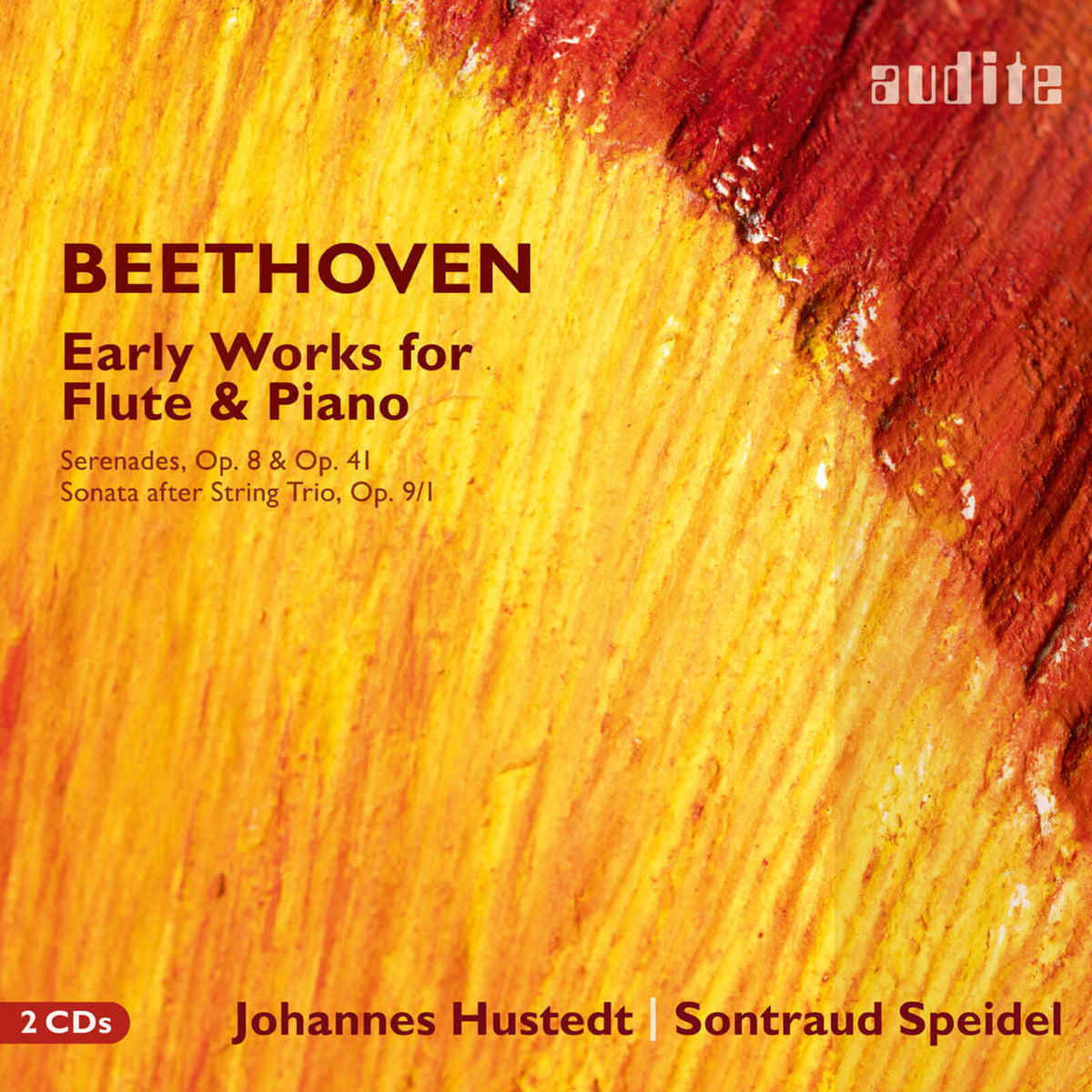 Johannes Hustedt; Sontraud Speidel - Ludwig van Beethoven: Early Works for Flute & Piano - AUDITE97824