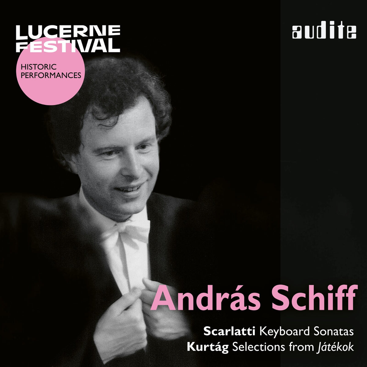 Andras Schiff - Andras Schiff plays Scarlatti & Kurtag - AUDITE97838