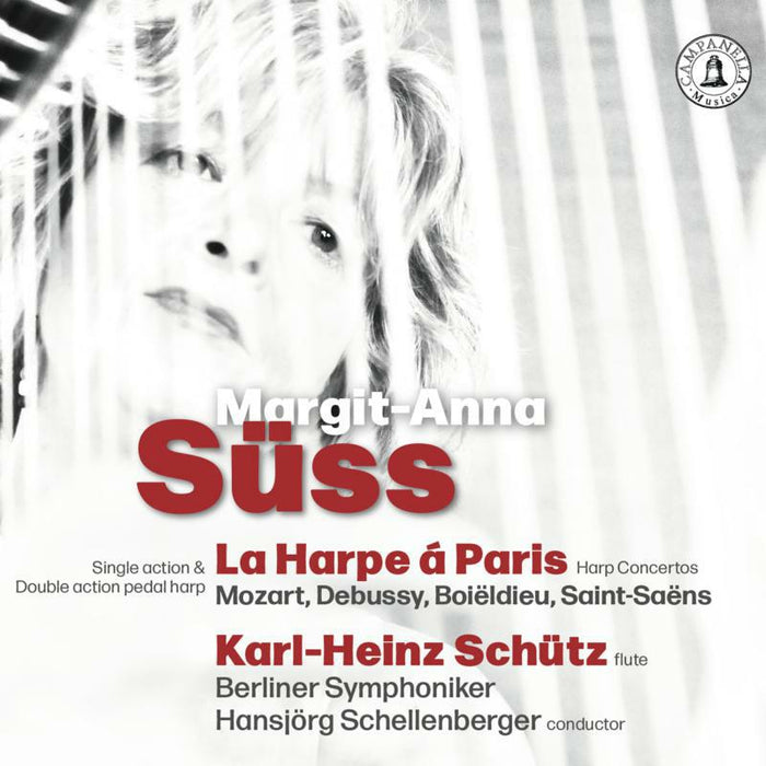 Margit-Anna Suss, Berliner Symphoniker, Karl-Heinz Schutz, Hansjorg Schellenberger - La Harpe á Paris - Harp Concertos - C130212