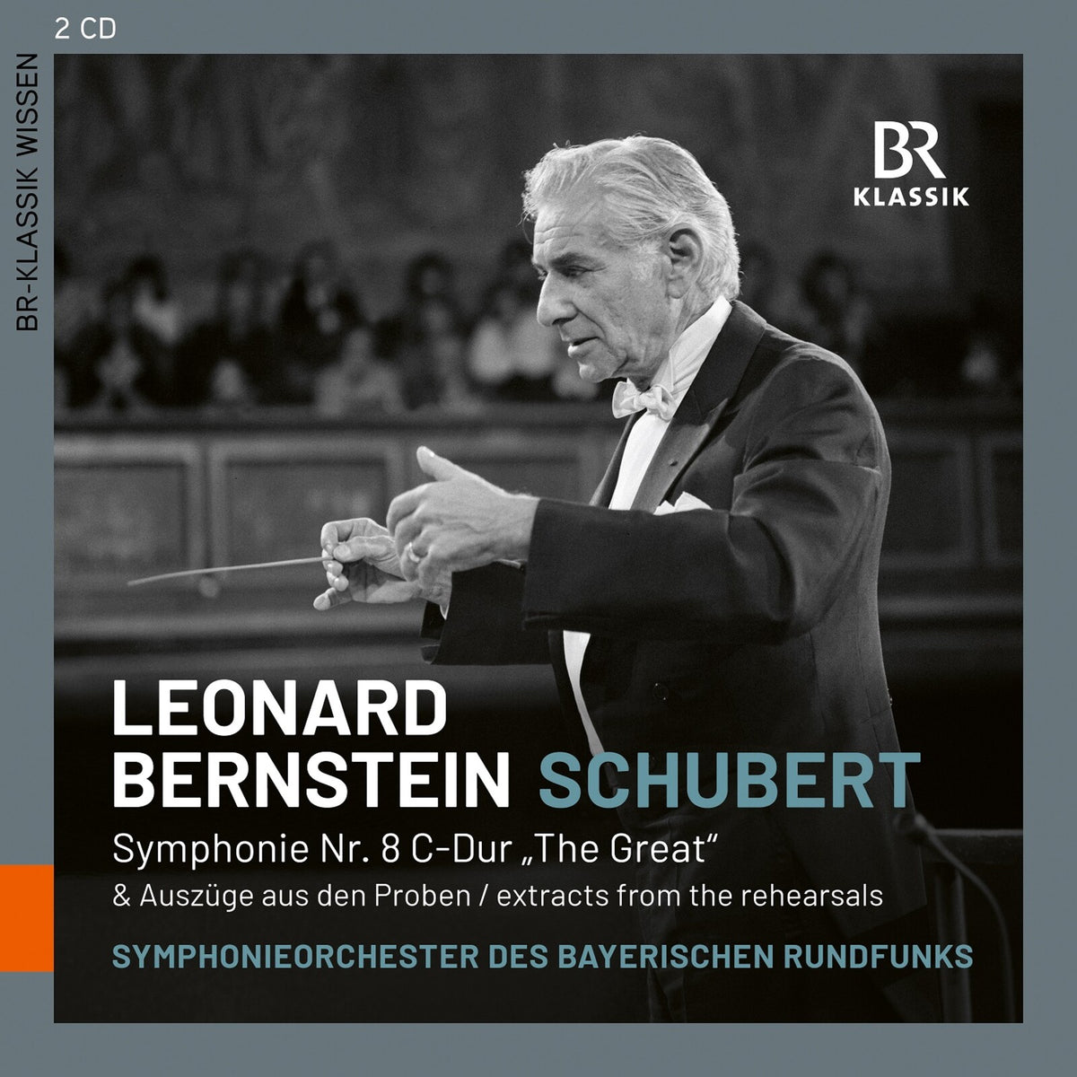 Symphonieorchester des Bayerischen Rundfunks; Friedrich Schloffer; Johannes Ritzkowsky; Leonard Bernstein - Franz Schubert: Symphony No. 8; 'Conductors in Rehearsal' - Leonard Bernstein rehearses with the BRSO (in German) - 900229