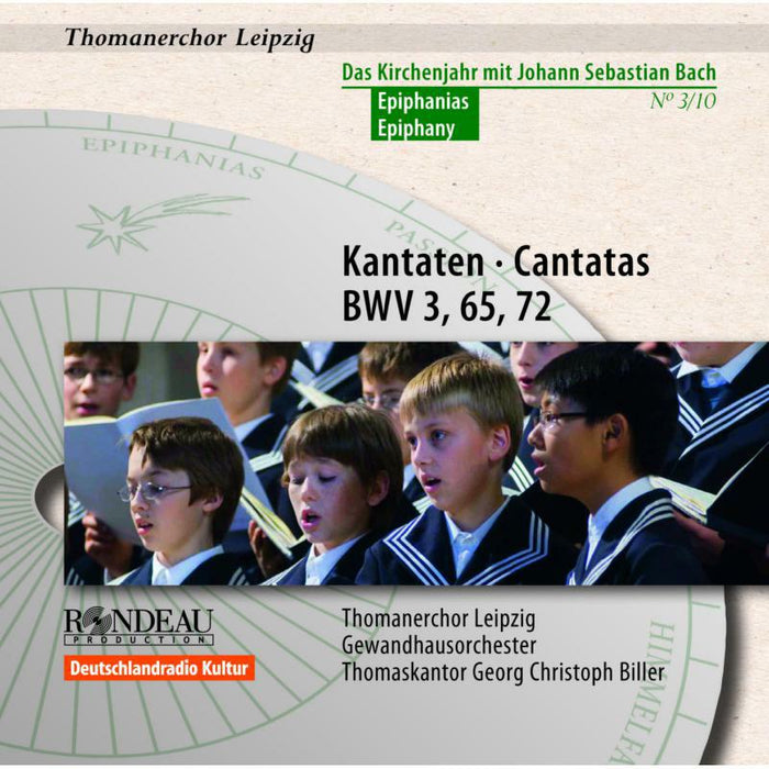 Thomanerchor:Gewandhaus Orch - Bach: Cantatas Bwv 3/ 65/ 72 - ROP4038