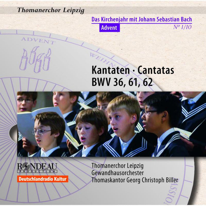 Thomanerchor:Gewandhaus Orch - Bach: Cantatas Bwv 36/ 61/ 62 - ROP4040