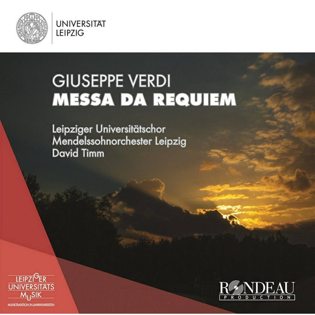 Leipziger Universitätschor; Mendelssohnorchester Leipzig; Viktorija Kaminskaite; Marie Henriette Reinhold; André Khamasmie; Wolf Matthias Friedrich - Giuseppe Verdi: Messa da Requiem - ROP6196