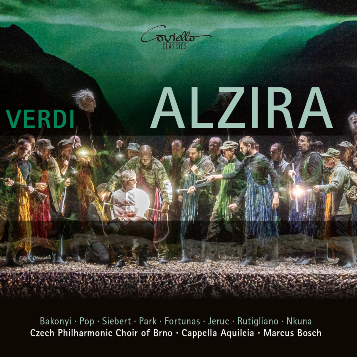 Marcell Bakonyi; Marian Pop; Lukas Siebert; Sung Kyu Park; Gabriel Fortunas; Ania Jeruc; Julia Rutigliano; Musa Nkuna; Petr Fiala; Choir of Brno; Cappella Aquileia; Marcus Bosch - Giuseppe Verdi: Alzira - COV92508