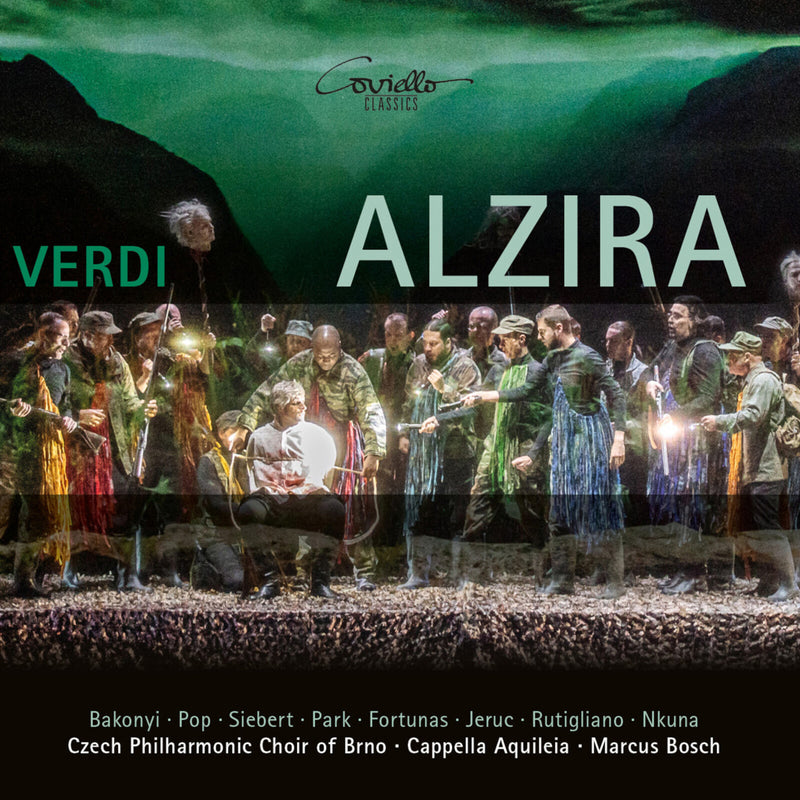 Marcell Bakonyi; Marian Pop; Lukas Siebert; Sung Kyu Park; Gabriel Fortunas; Ania Jeruc; Julia Rutigliano; Musa Nkuna; Petr Fiala; Choir of Brno; Cappella Aquileia; Marcus Bosch - Giuseppe Verdi: Alzira - COV92508
