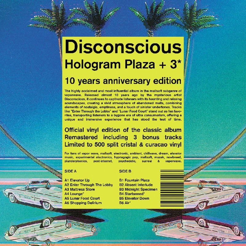 Disconscious - Hologram Plaza + 3 - Hologram Plaza + 3 (10 years anniversary edition) - HP000