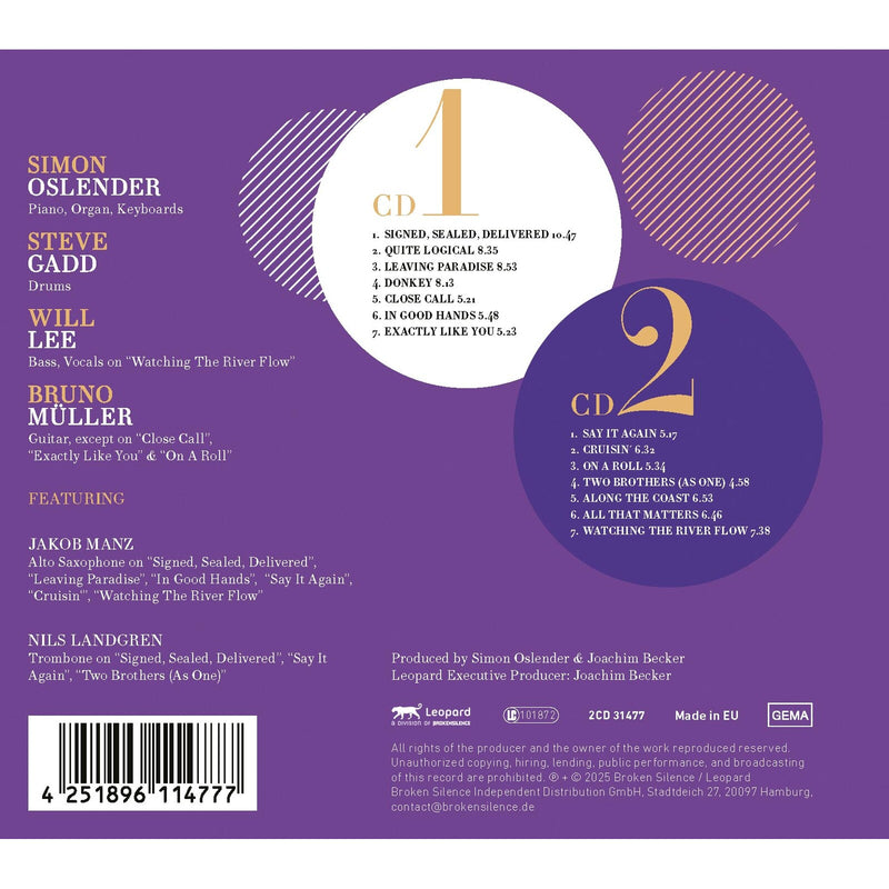 Simon Oslender, Steve Gadd, Will Lee & Bruno Muller - On A Roll - Live - CD31477