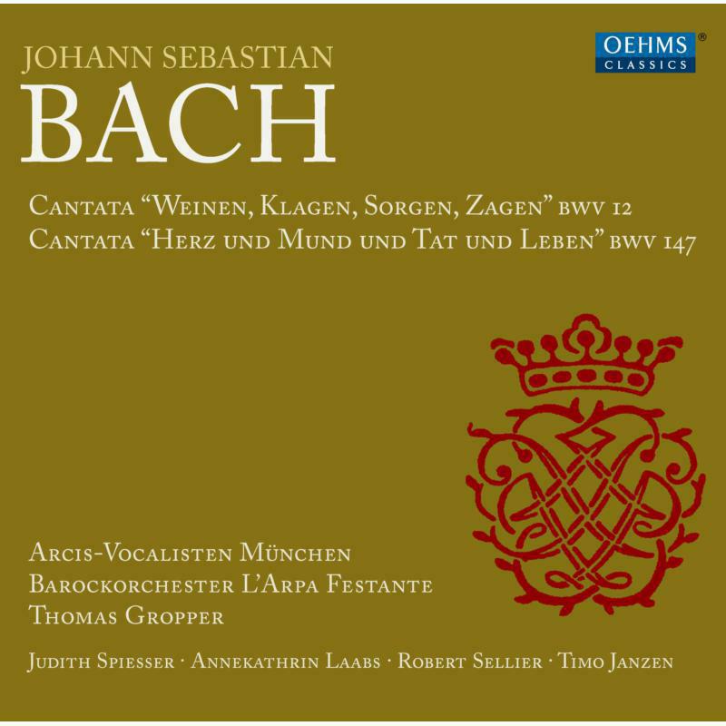 Arcis-Vocalists:Gropper - Bach: Cantatas Bwv 12/ 147 - OC425