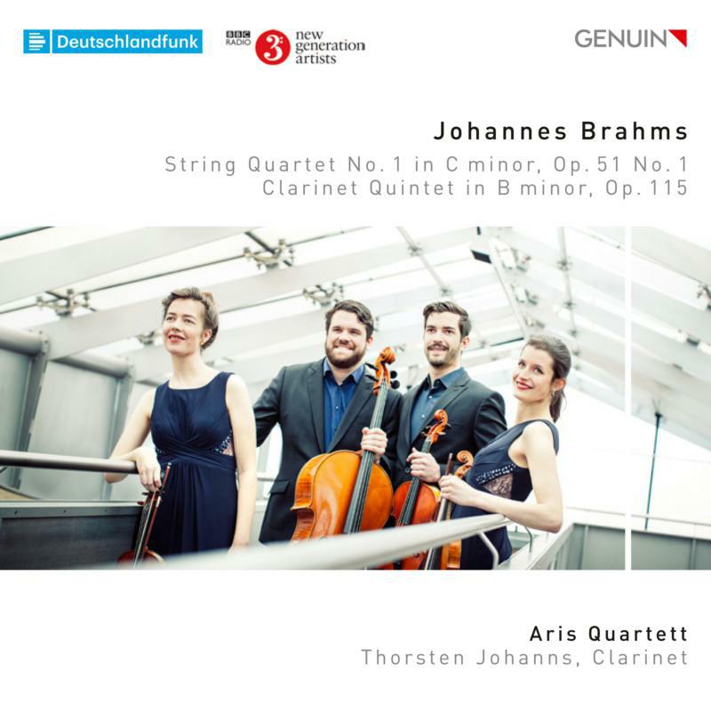 Aris Quartett/Johanns - Johannes Brahms: String Quartet No. 1, Clarinet Quintet, Op. 115 - GEN20704