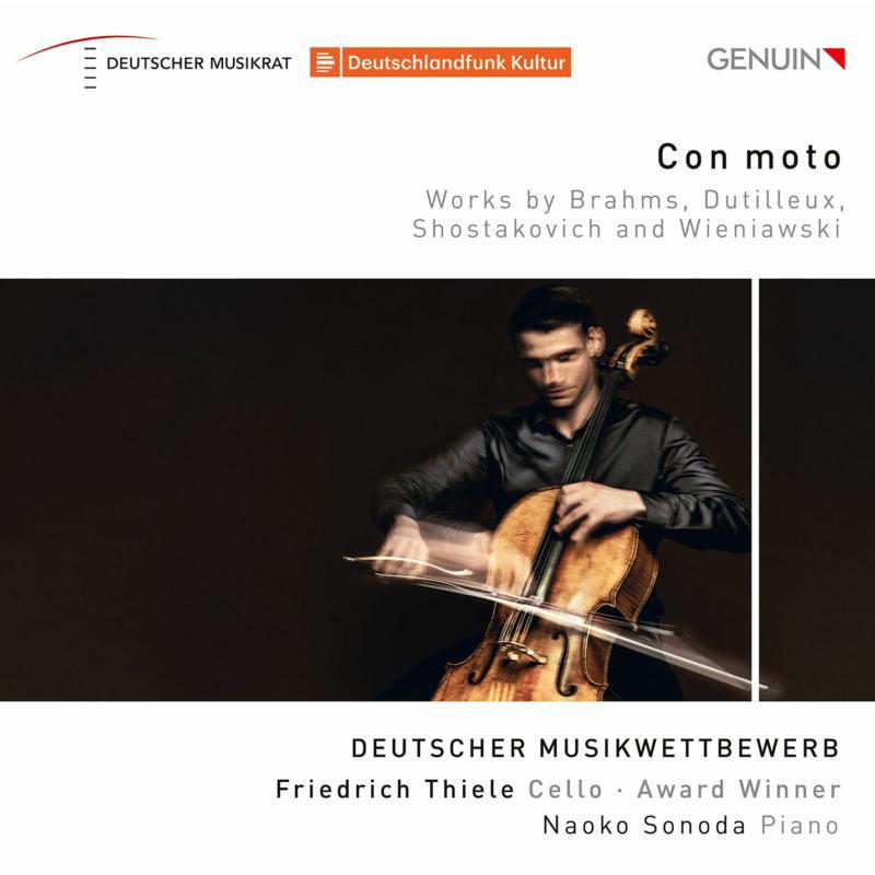 Friedrich Thiele/Sonoda - Con Moto: Works by Brahms, Dutilleux, Shostakovich and Wieniawski - GEN20716