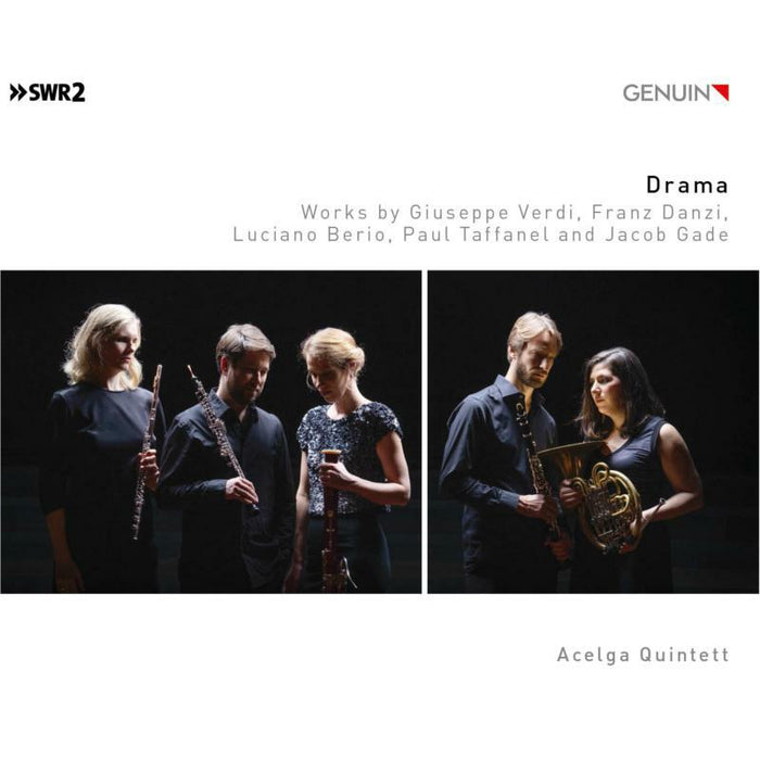 Acelga Quintett - Drama: Works by Luciano Berio, Franz Danzi, Jacob Gade, Paul Taffanel and Giuseppe Verdi - GEN21748
