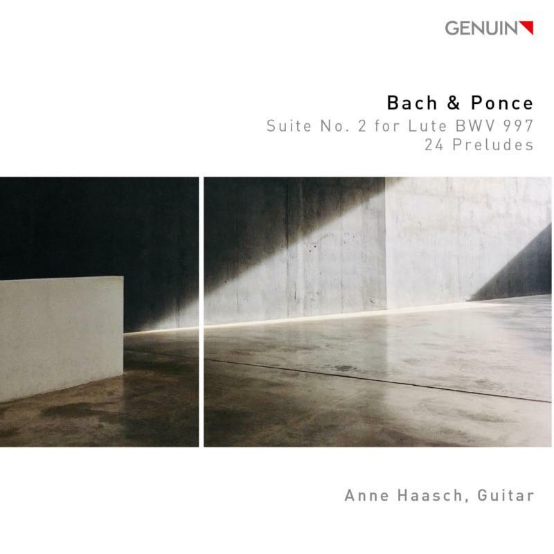 Anne Haasch - Bach & Ponce: Suite No. 2 for Lute BWV 997, 24 Preludes - GEN22777