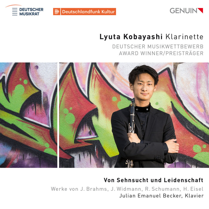 Lyuta Kobayashi; Julian Emanuel Becker - Von Sehnsucht und Leidenschaft: Work from Johannes Brahms, Jorg Widmann, Robert Schumann and Helmut Eisel - GEN24856
