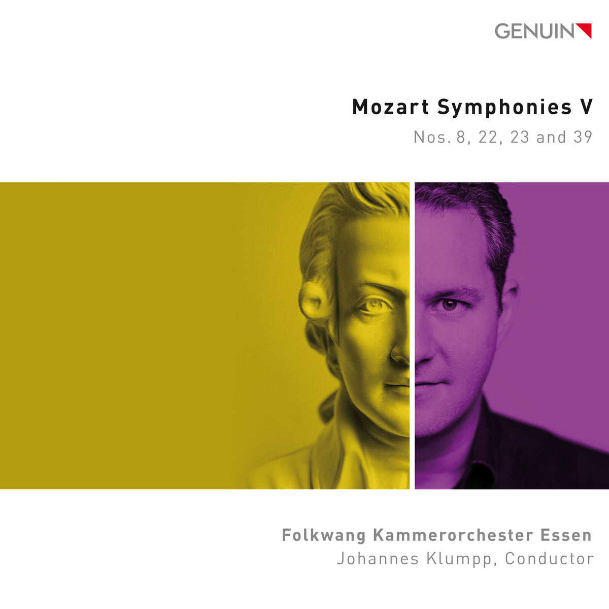 Folkwang Kammerorchester Essen; Johannes Klumpp - Wolfgang Amadeus Mozart: Symphonies V (Nos. 8, 22, 23 and 39) - GEN26947