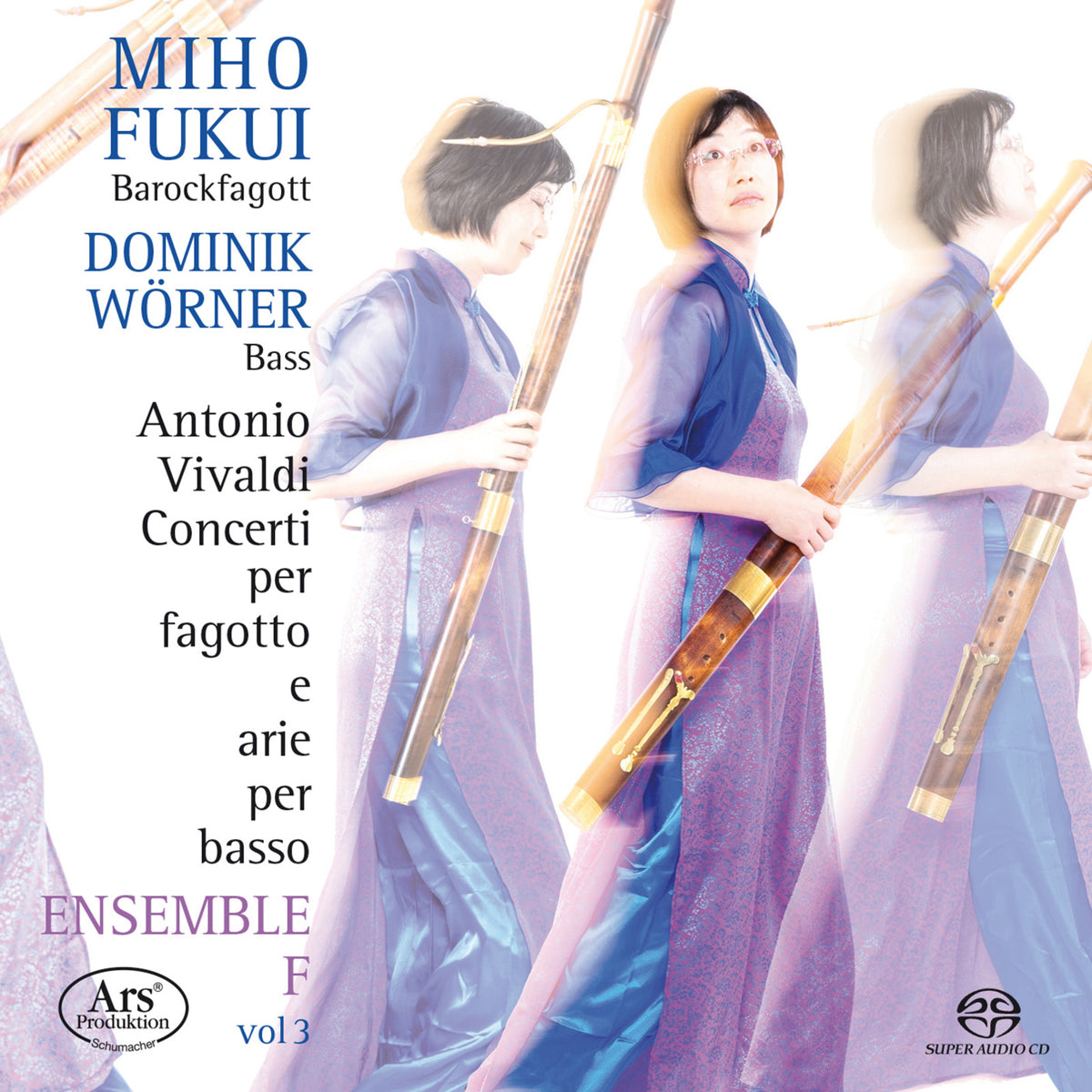 Miho Fukui; Dominik Worner; Ensemble F - Antonio Vivaldi: Concerti per Fagotto Vol. 3 - ARS38374