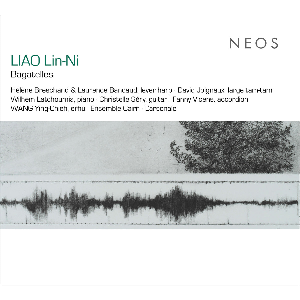 Helene Breschand, Laurence Bancaud, David Joignaux, Wilhem Latchoumia, Christelle Sery, Fanny Vicens, Wang Ying-Chieh, Ensemble Cairn, L'arsenale - LIAO Lin-Ni: Bagatelles - NEOS12418