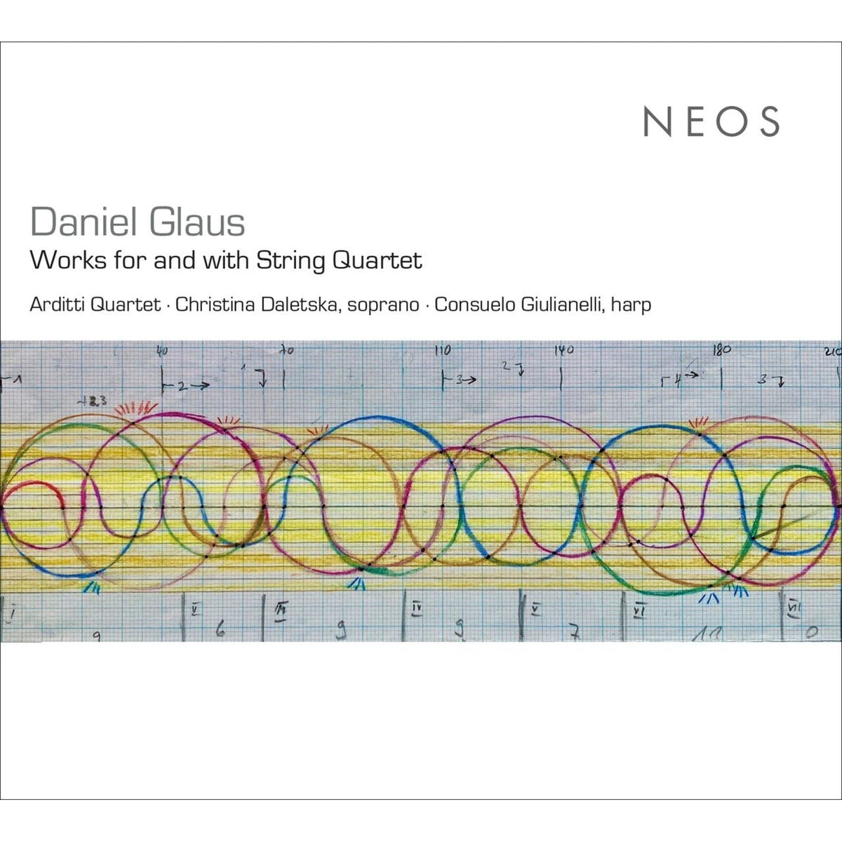 Arditti Quartet; Christina Daletska; Consuelo Giulianelli - Daniel Glaus: Works for and with String Quartet - NEOS12508